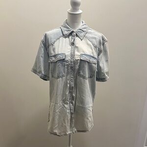 We The Free Denim Button-Up Shirt *Read Details*
